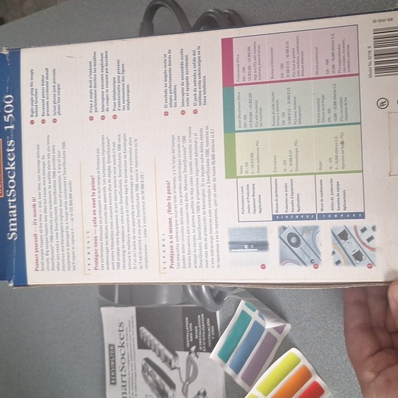 Kensington SmartSockets 1500 Power Strip - Picture 4 of 5